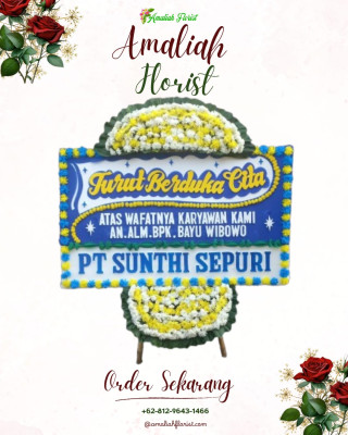 Papan Bunga Duka di Sentul Jaya